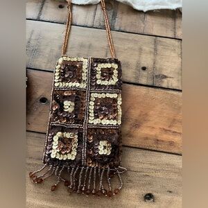Small Sequin Beaded money/card purse